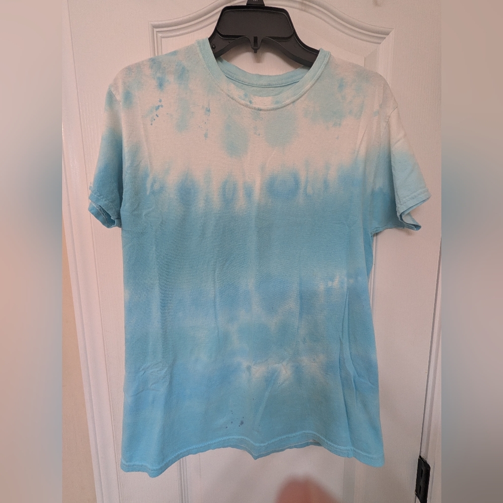 🤗Hanes ComfortSoft  Blue Tie Die T-shirt